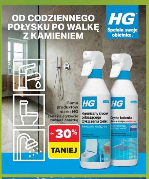 Higieniczny środek do bieżącego czyszczenia toalet HG