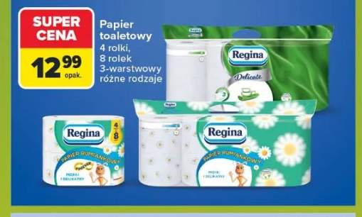 Papier toaletowy Regina Delicate 3-warstwowy