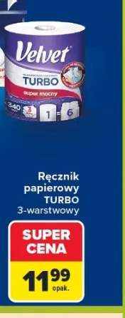 Ręcznik papierowy Velvet Turbo 3-warstwowy