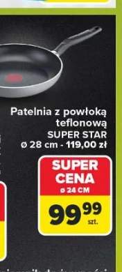 Patelnia z powłoką teflonową Tefal Super Star 24 cm +1 wariant