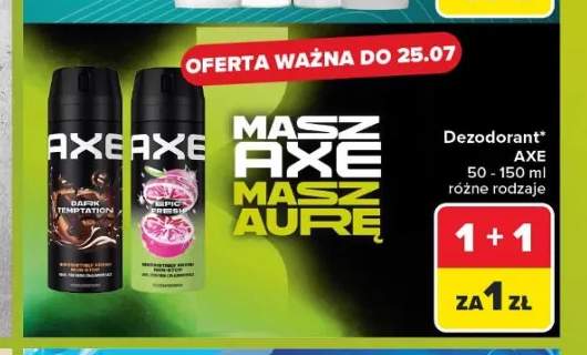 Dezodorant męski Axe Dark Temptation +1 wariant