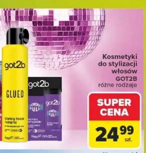 Kosmetyki do stylizacji włosów got2b