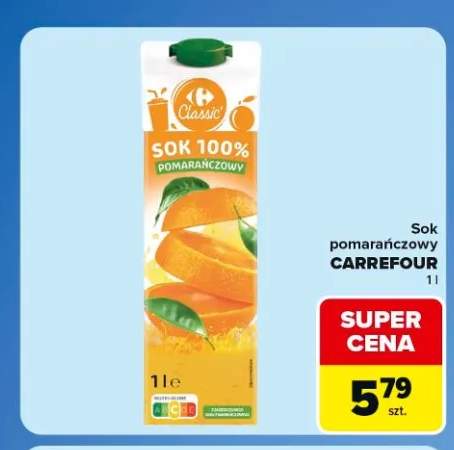 Sok pomarańczowy Carrefour Classic