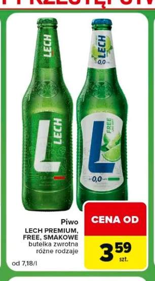Piwo bezalkoholowe Lech Free +1 wariant