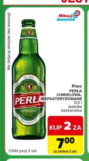 Piwo Perła Niepasteryzowane +1 wariant
