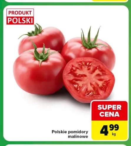 Pomidory malinowe polskie