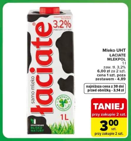 Mleko UHT Łaciate 3,2%