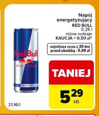Napój energetyzujący Red Bull