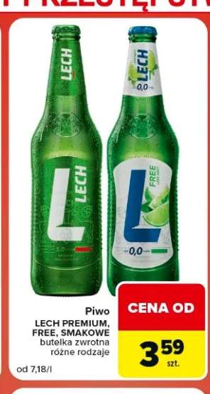 Piwo bezalkoholowe Lech Free Limonka z Miętą +1 wariant