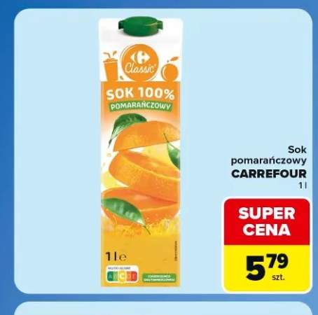 Sok pomarańczowy Carrefour Classic