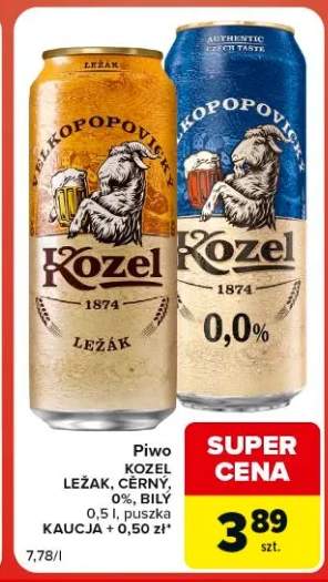 Piwo Kozel Ležák