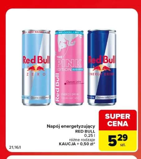 Napój energetyzujący Red Bull Energy Drink +1 wariant