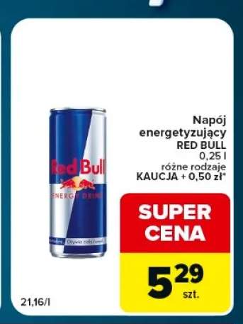 Napój energetyzujący Red Bull