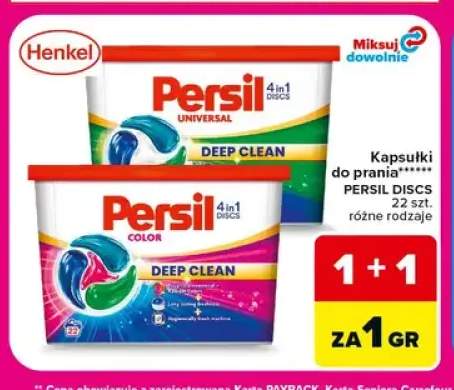 Kapsułki do prania Persil Discs Color +1 wariant