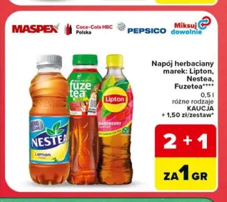 Napój herbaciany FuzeTea Peach Hibiscus +1 wariant