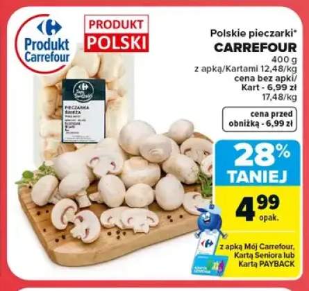 Pieczarki polskie Carrefour