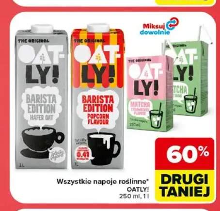 Napój owsiany Oatly Matcha Tea Drink +4 warianty