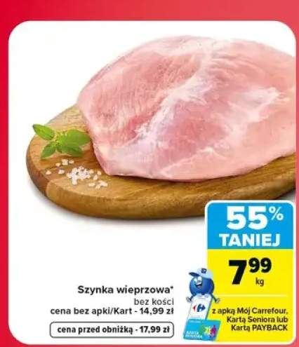 Szynka wieprzowa bez kości