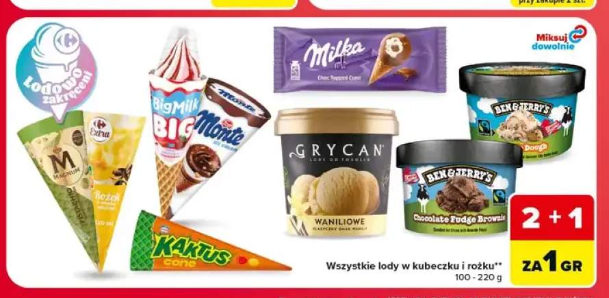 Lody Ben & Jerry's Chocolate Fudge Brownie +4 warianty