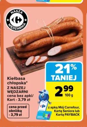 Kiełbasa chłopska Z Naszej Wędzarni