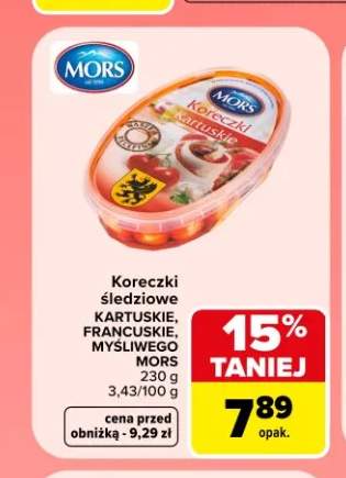 Koreczki śledziowe Kartuskie Mors +2 warianty