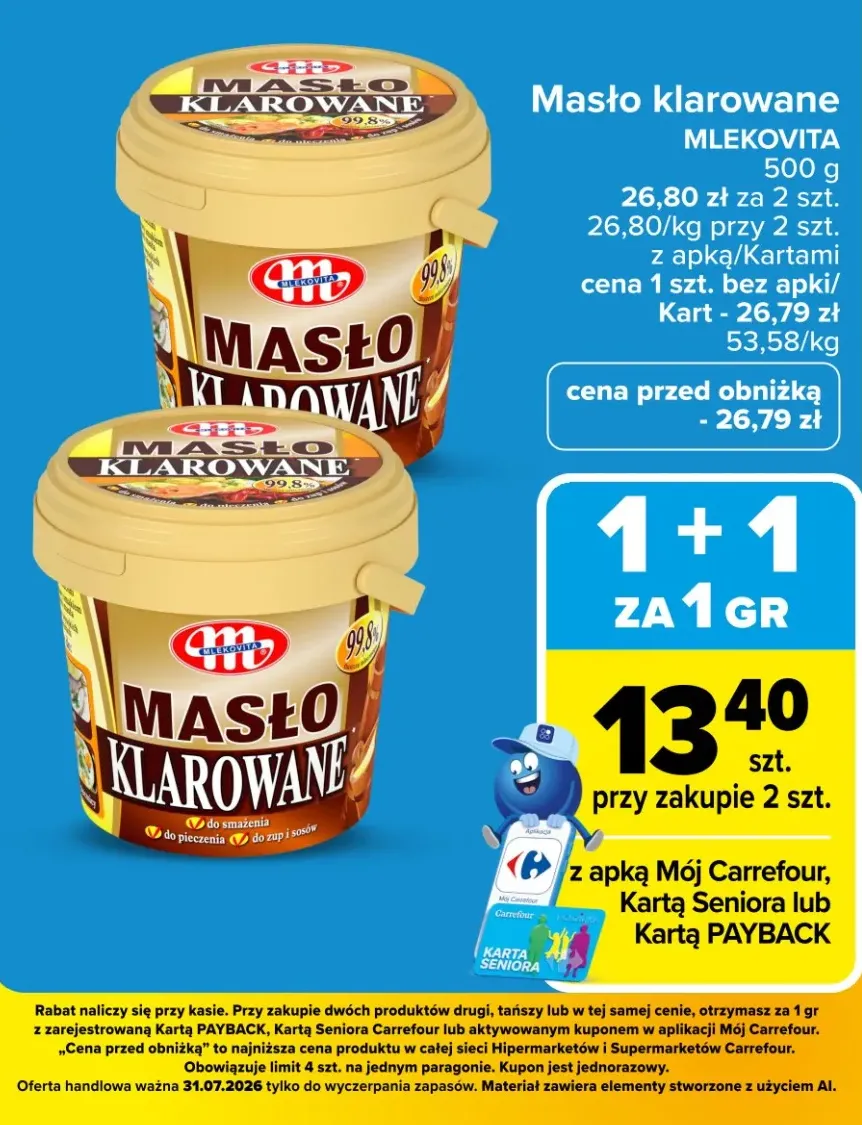 Masło klarowane Mlekovita