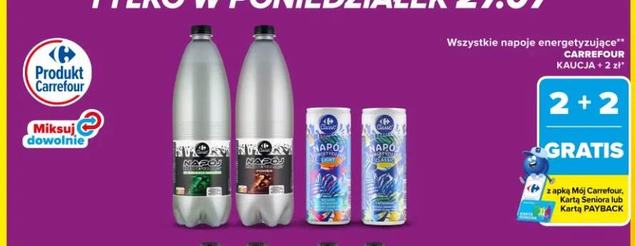 Napój energetyzujący Carrefour Classic
