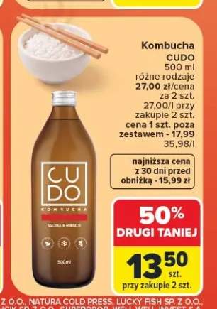 Kombucha Malina & Hibiskus Cudo