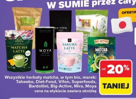 Herbata matcha Taheebo +5 wariantów