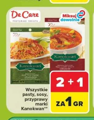 Pasty sosy przyprawy marki Kanokwan