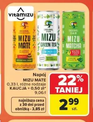 Napój Vitamizu Mizu Green Tea Lemongrass +1 wariant