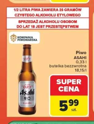 Piwo Asahi Super Dry