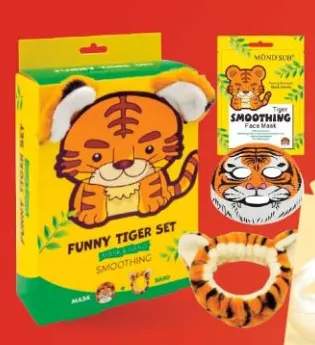 Zestaw maseczka i opaska Funny Tiger Set Mond'sub