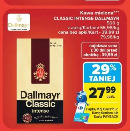 Kawa mielona Dallmayr Classic Intense