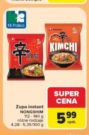 Zupa instant Nongshim Shin Ramyun