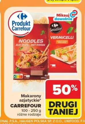 Makaron azjatycki Noodles Carrefour +1 wariant