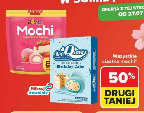 Ciastka mochi Royal Family Strawberry Cheesecake +1 wariant