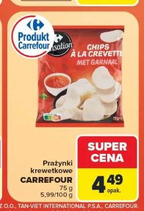 Prażynki krewetkowe Carrefour