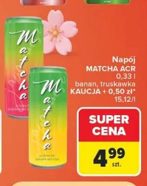 Napój Matcha ACR truskawka