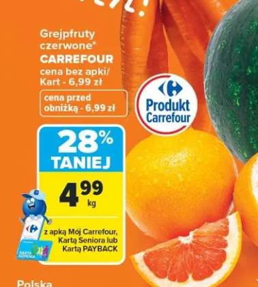 Grejpfrut czerwony Carrefour