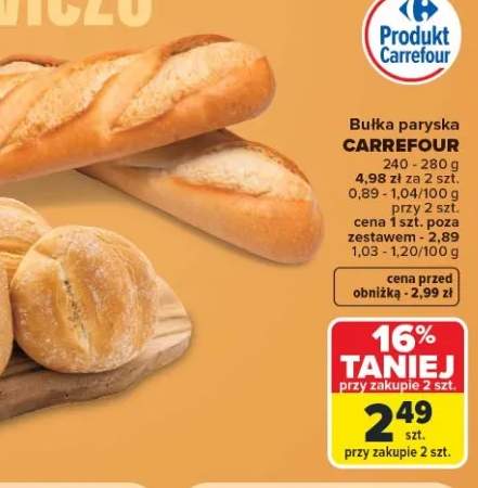 Bułka paryska Carrefour