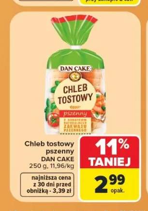 Chleb tostowy pszenny Dan Cake