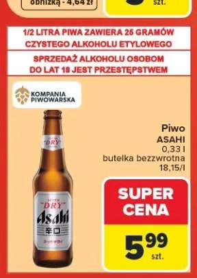 Piwo Asahi Super Dry