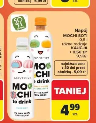Napój Soti Natural Mochi to drink