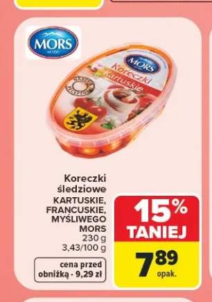 Koreczki śledziowe Kartuskie MORS +2 warianty