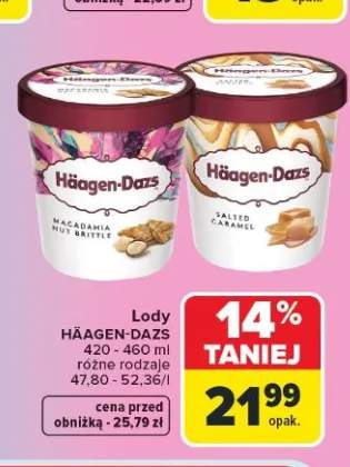 Lody Häagen-Dazs Macadamia Nut Brittle