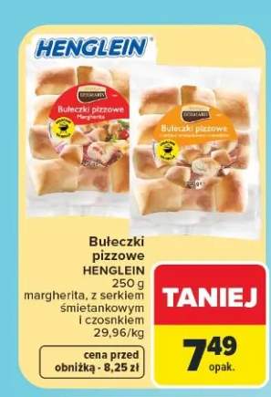 Bułeczki pizzowe z serkiem śmietankowym i czosnkiem Henglein