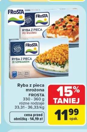 Ryba z pieca po włosku mrożona Frosta +1 wariant
