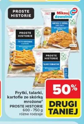 Frytki karbowane mrożone Proste Historie +1 wariant