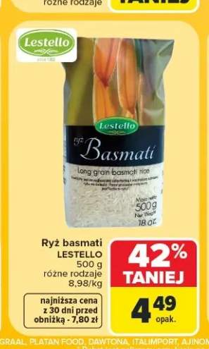 Ryż basmati Lestello